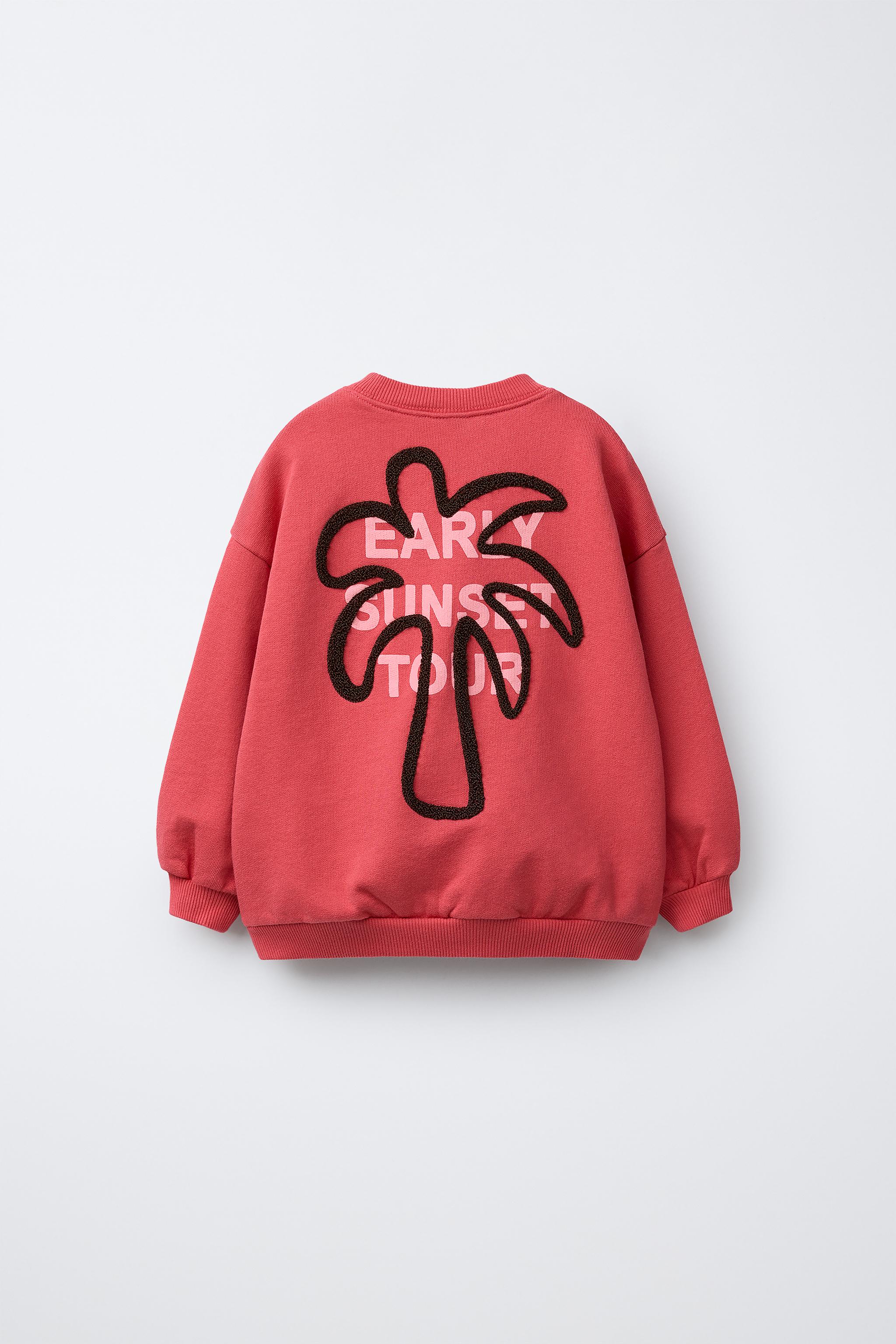 PALM EMBROIDERED SWEATSHIRT